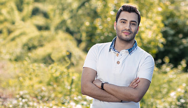 istock Close up of handsome latin man. 510742383