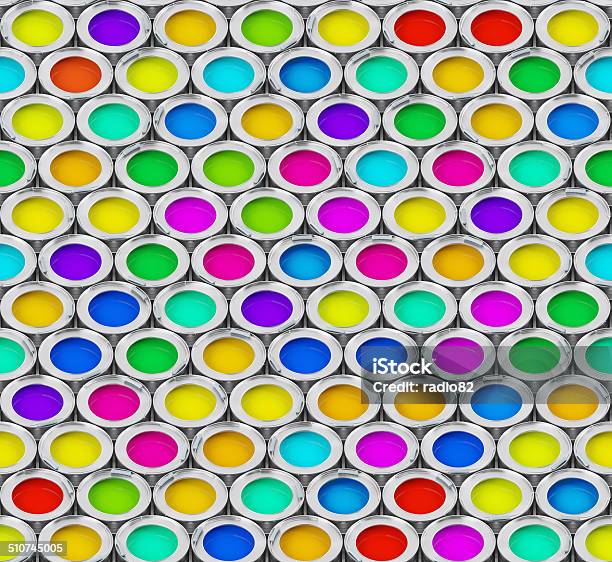 Seamless Abstract Background With Color Ink Banks Stock Photo - Download Image Now - Abstract, Art, Art And Craft