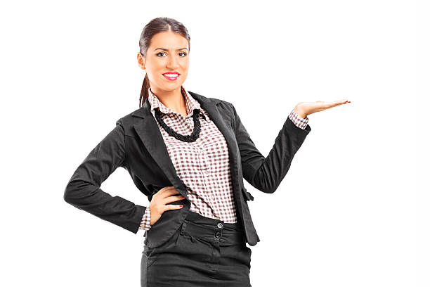 istock Fashionable female gesturing with hand 510745563