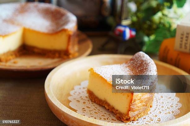 Baked Cheesecake Stock Photo - Download Image Now - Baked, Baking, Cake