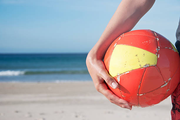 istock soccer ball beach 510765595