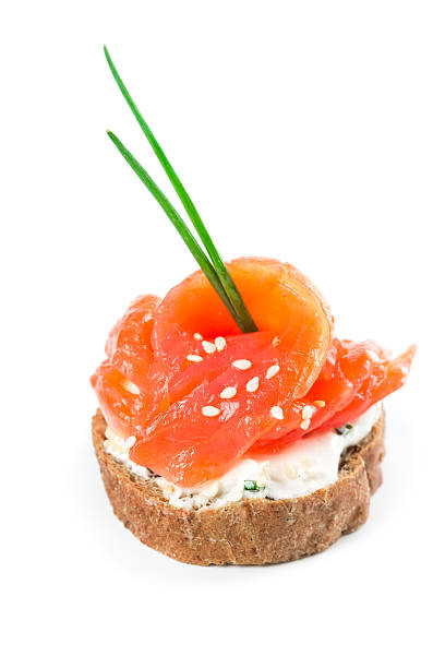istock Canapes with salmon and onion 510767895