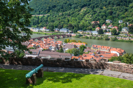 View from castle of Heidelberg