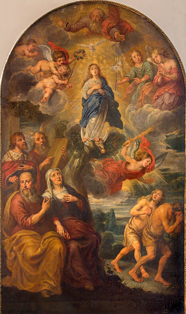 istock Bruges - The Assumption of Virgin Mary painting 510769631