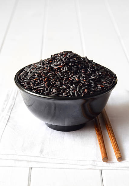 istock Uncooked, organic Black Rice 510777920
