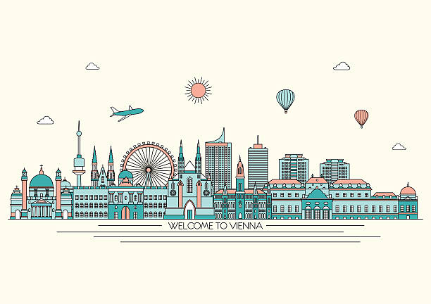 Vienna Graphics Vienna Modern Buildings Illustrations, Royalty-Free Vector Graphics ...