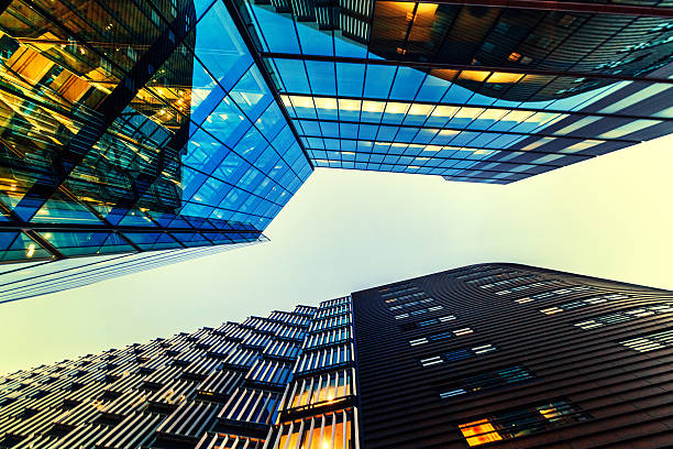 istock Illuminated Office Building in London 510777952