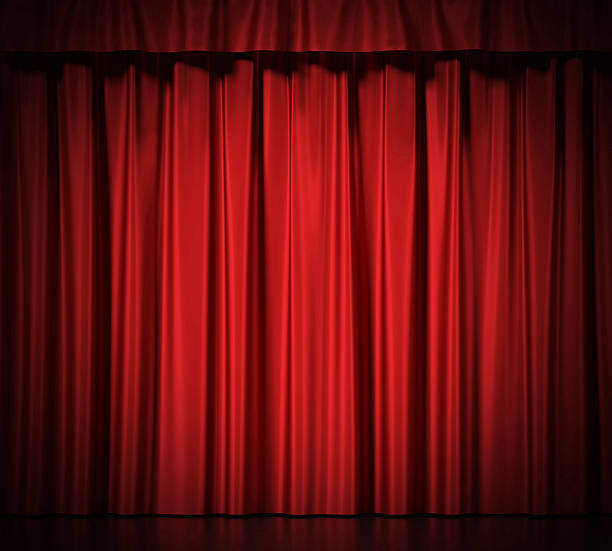 istock Blue silk curtains with garter isolated on white background. 510778290