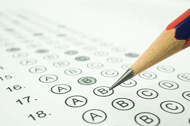 istock Answer sheet and pencil for education concept 510778656