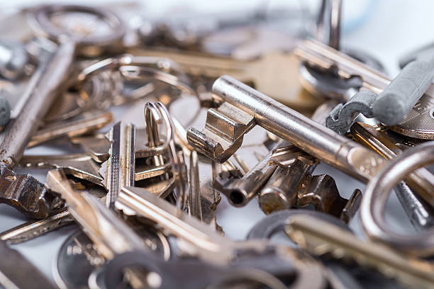 istock lot of old and different keys on a table 510779664