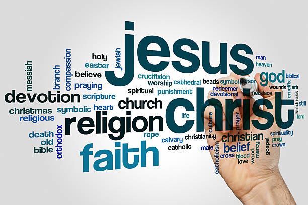 istock Jesus Christ word cloud concept 510780180