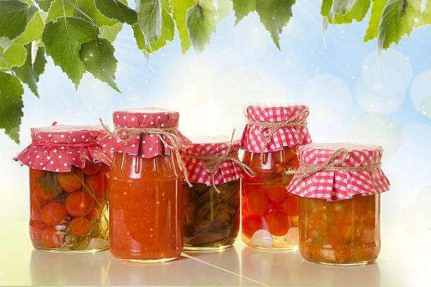 istock Banks with homemade preserves. 510780252