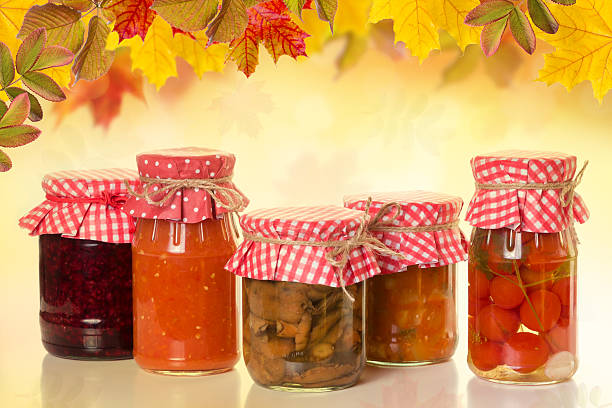 istock Banks with homemade preserves. 510780378