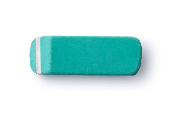 Eraser Eraser, Isolated On White, Clipping Path rubber material stock pictures, royalty-free photos & images