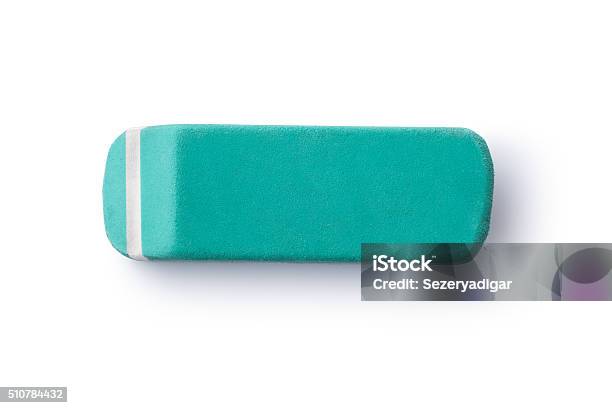 Eraser Stock Photo - Download Image Now - Eraser, Rubber - Material, Cut Out