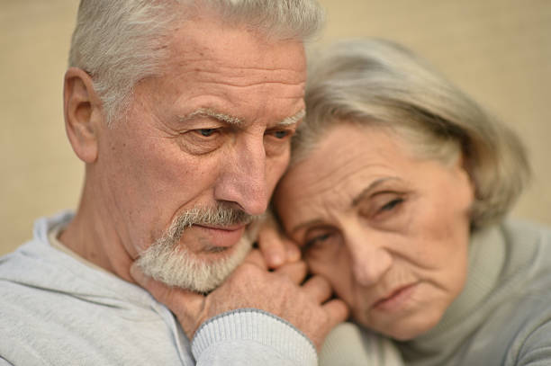 istock Mature couple near wall 510786332
