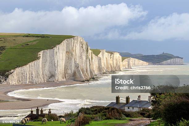 Seven Sisters Stock Photo - Download Image Now - England, Seven Sisters - Cliffs, Beach