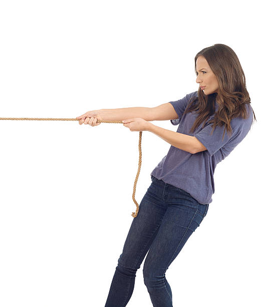 istock Teenager pulling a rope 510789862