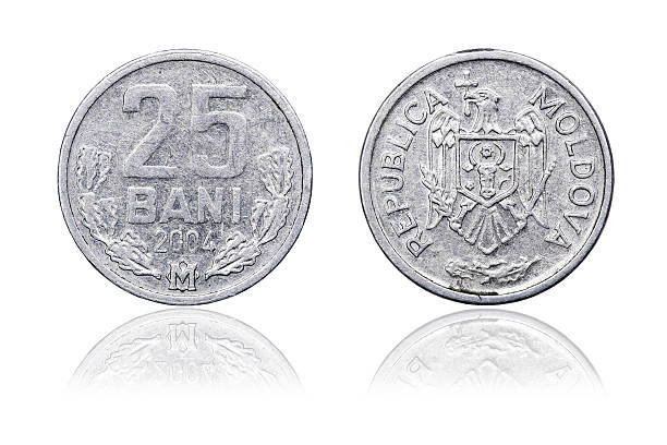 istock Coin 25 moldovan baths with a mirror image 510791314
