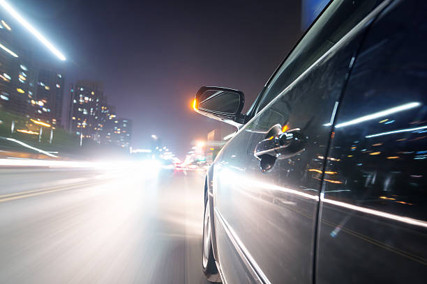 istock car on the road with motion blur background 510791525
