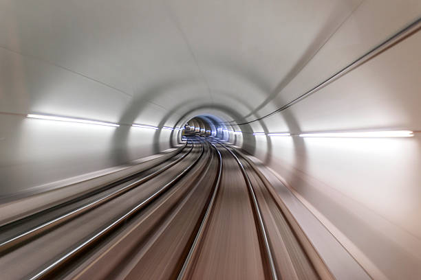 istock Real tunnel with high speed 510792575
