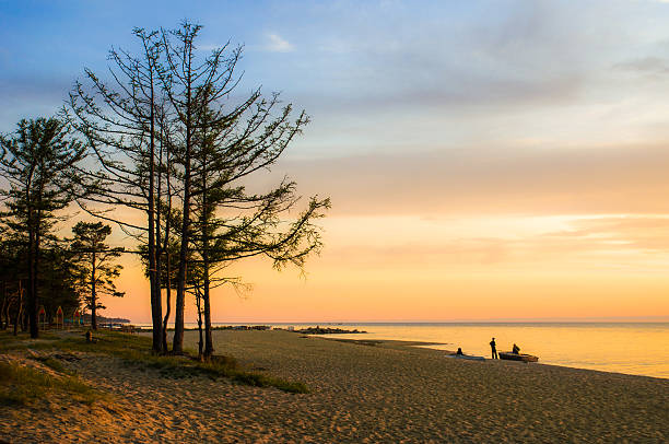 istock Sunset at Baikal lake 510792593