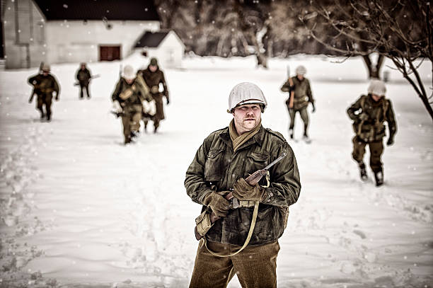 istock WWII US Military Squadron On Patrol 510794326