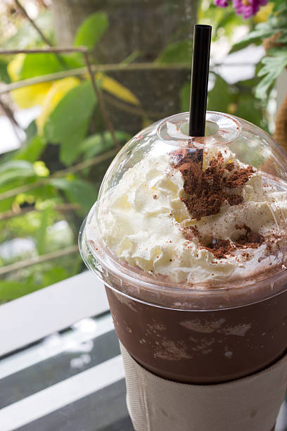 istock Chocolate frappe  with whipped cream 510794875