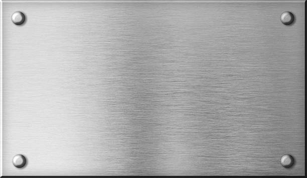 istock metal plaque or plate with rivets 510795882