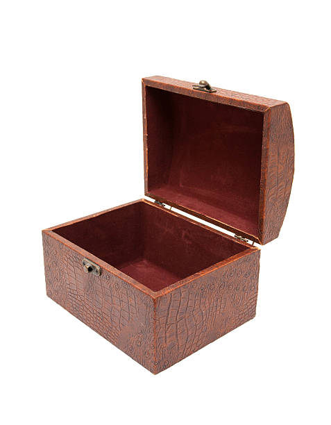 istock Treasure chest isolated on white background 510798373