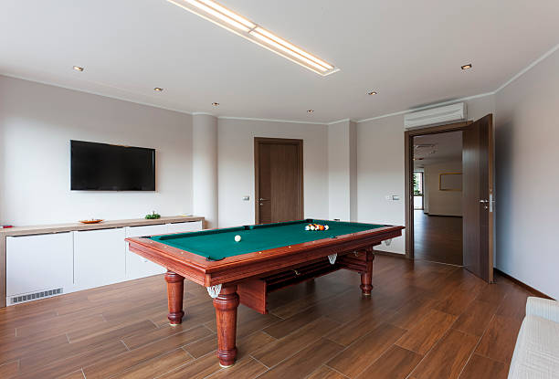 istock Pool room with tv 510798893