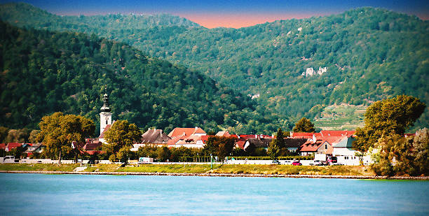 Iron Gates of the Danube River Between Serbia and Romania