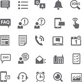 istock Information and notification icon set 510801768