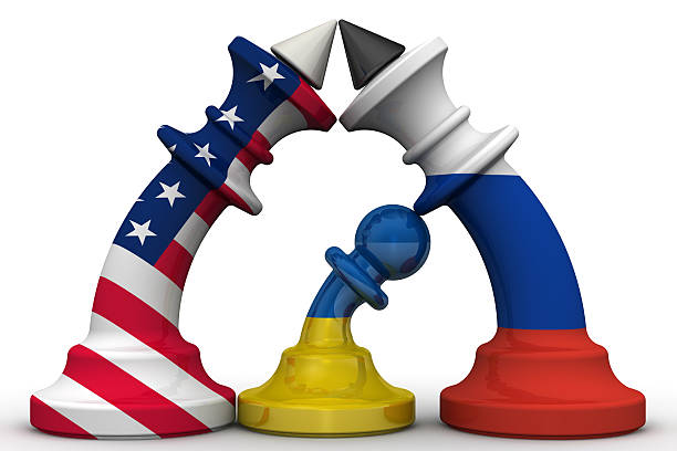 istock Ukraine - a pawn in the geopolitical game. Concept 510843014