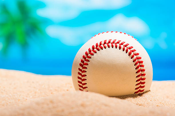 istock Baseball on the beach for Spring Training Grapefruit League 510843090
