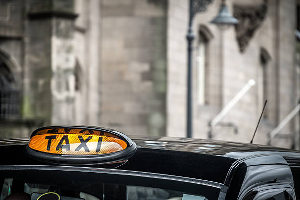 istock Taxi sign, Edinburgh, Scotland 510845194