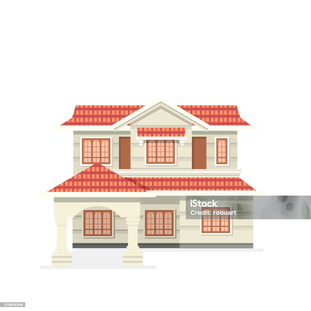 House Home Icon Real estate concept. Small house. House icon. Isolated house. Home house in flat design style. Colorful residential houses. Home, building, house exterior, real estate,  family house, modern house Abstract stock vector