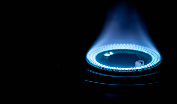 blue flammes de parfum-image - natural gas gas burner flame photos et images de collection