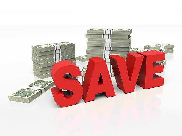 istock Word Save on top of dollar bills 510851250