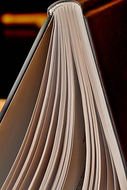 istock Closeup of an open book 510851410