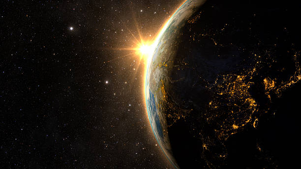 istock Planet Earth with a spectacular sunset 510851420
