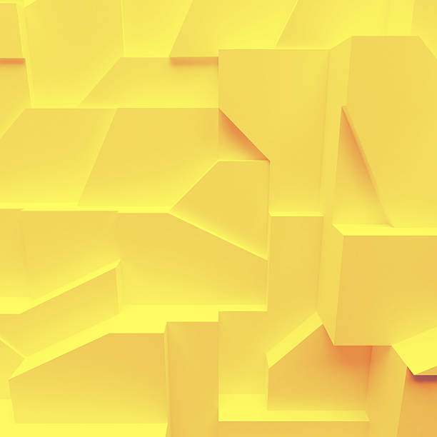 istock Geometric color abstract polygons, as crack wall 510851988
