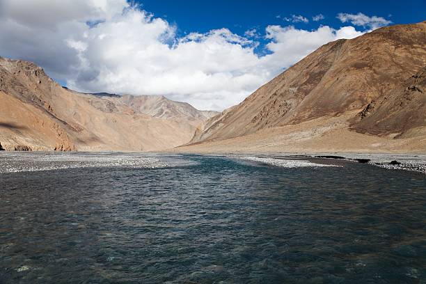 istock mountain and river in Rupshu valley 510853120