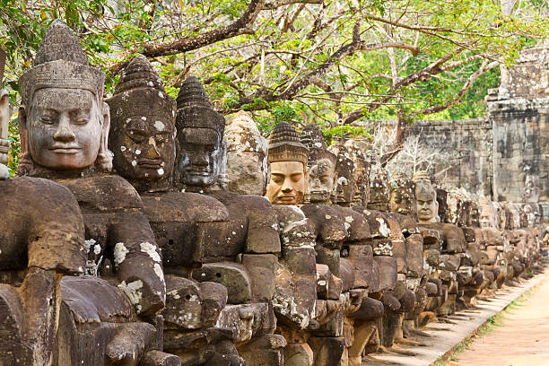 istock Giant face at Bayon Temple, Angkor Wat 510853561