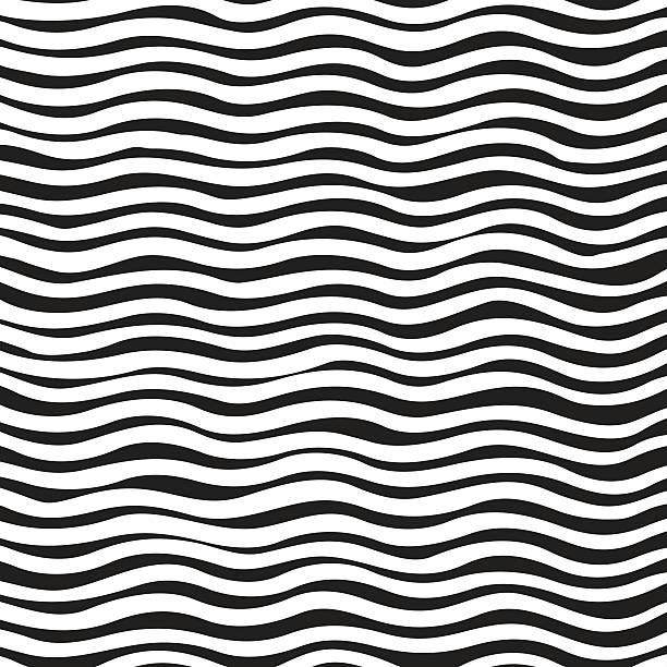 черный и белый волна фон - sea striped backdrop backgrounds stock illustrations
