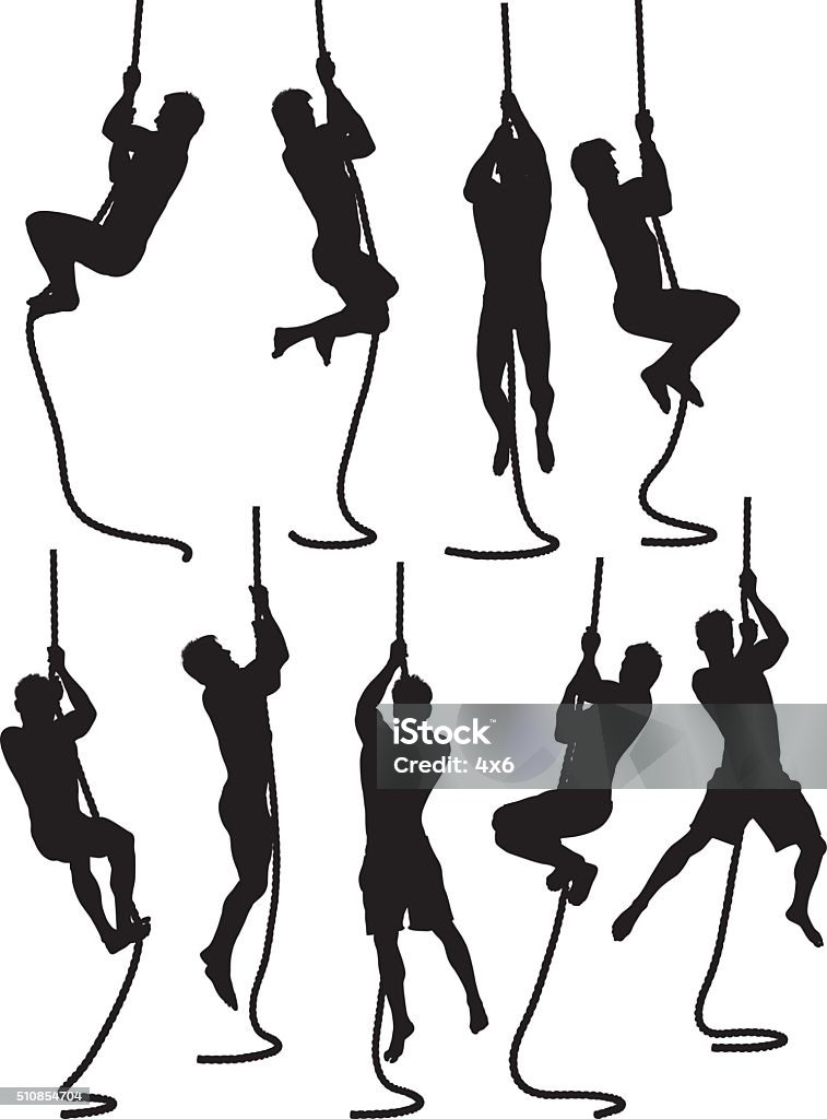 Male hanging with rope Male hanging with ropehttp://www.twodozendesign.info/i/1.png Rope stock vector