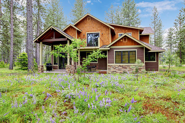 istock Large luxury home with great back yard. 510854734