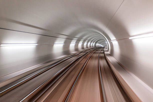 istock Real tunnel with high speed 510854769