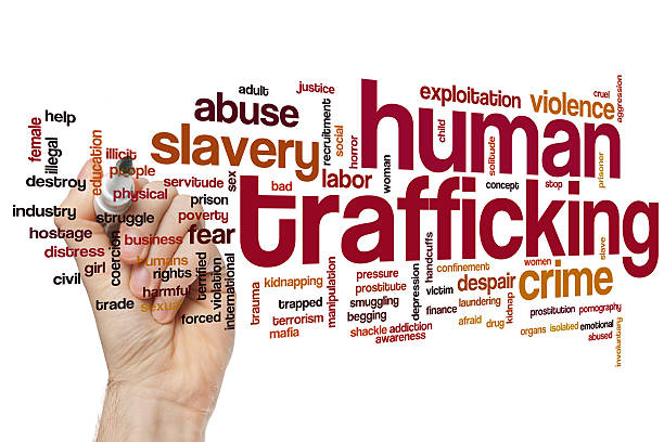 Human trafficking word cloud Human trafficking concept word cloud background Trafficking stock pictures, royalty-free photos & images