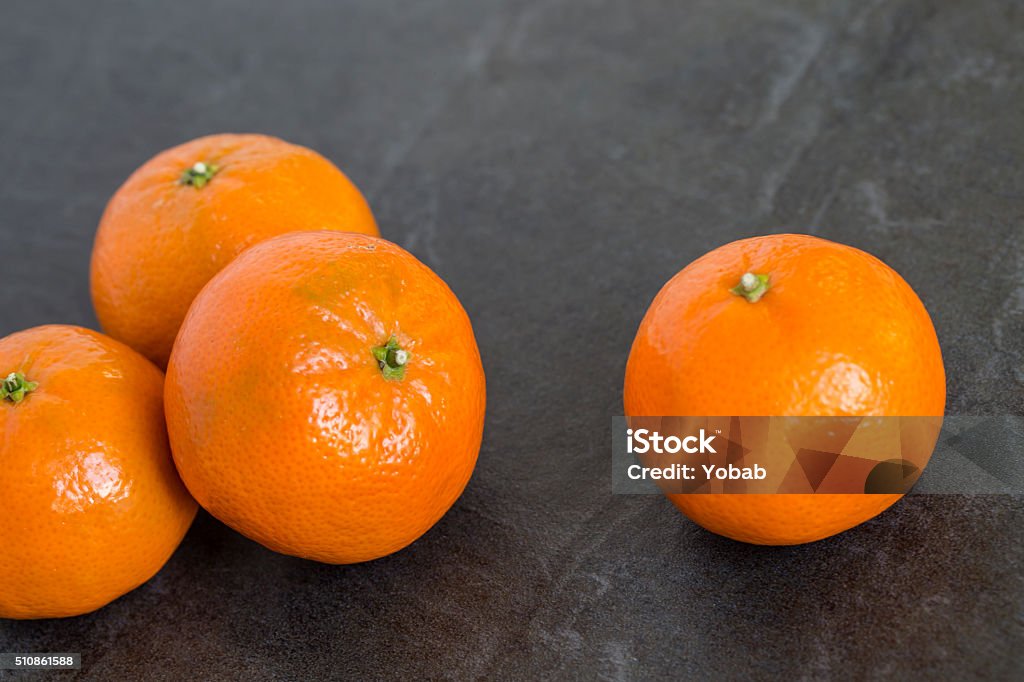Mandarin Color Close Mandarin Oranges On The Slate Background Stock Photo - Download Image ...